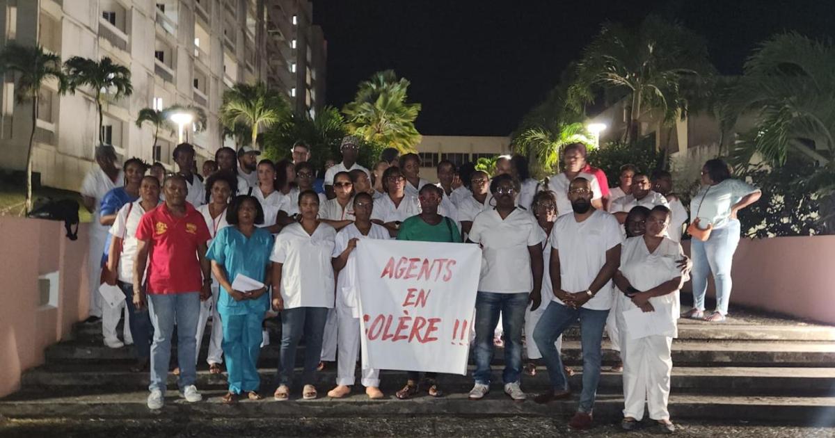 Les agents de nuit du CHU de Martinique mobilisés