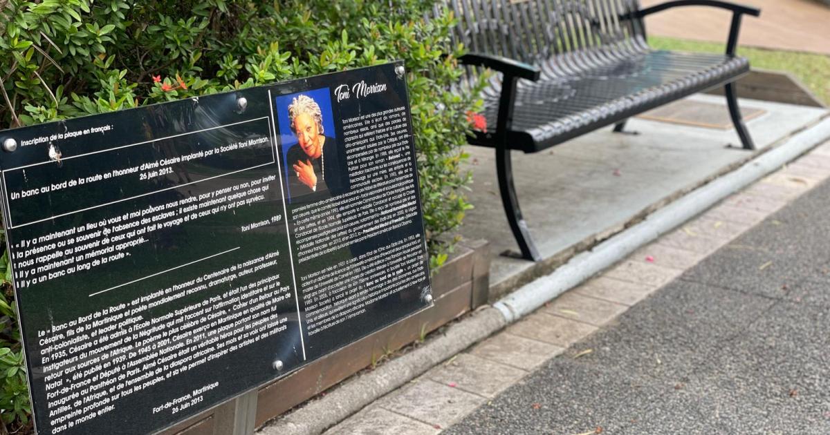 Symposium Aimé Césaire – Toni Morrison : nouvelle inauguration du banc à Fort-de-France