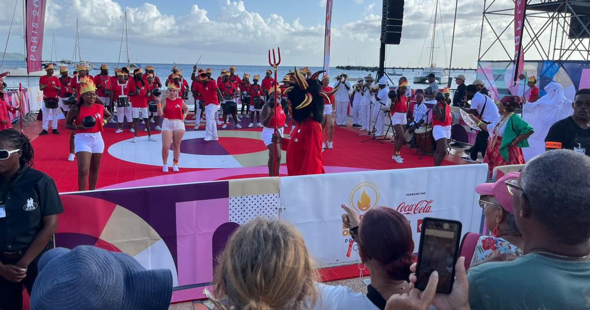 Fort-de-France s’anime en attendant l’arrivée de la Flamme Olympique en Martinique