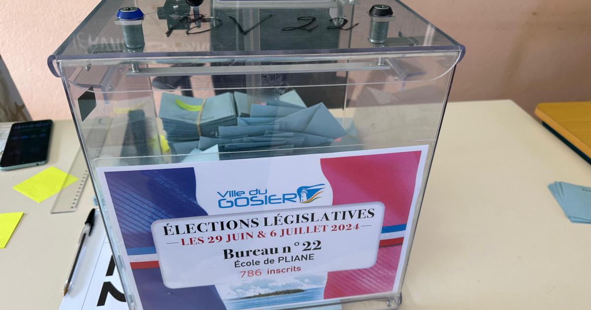 Législatives 2024 en Guadeloupe : à 17h le taux de participation en légère augmentation par rapport à 2022