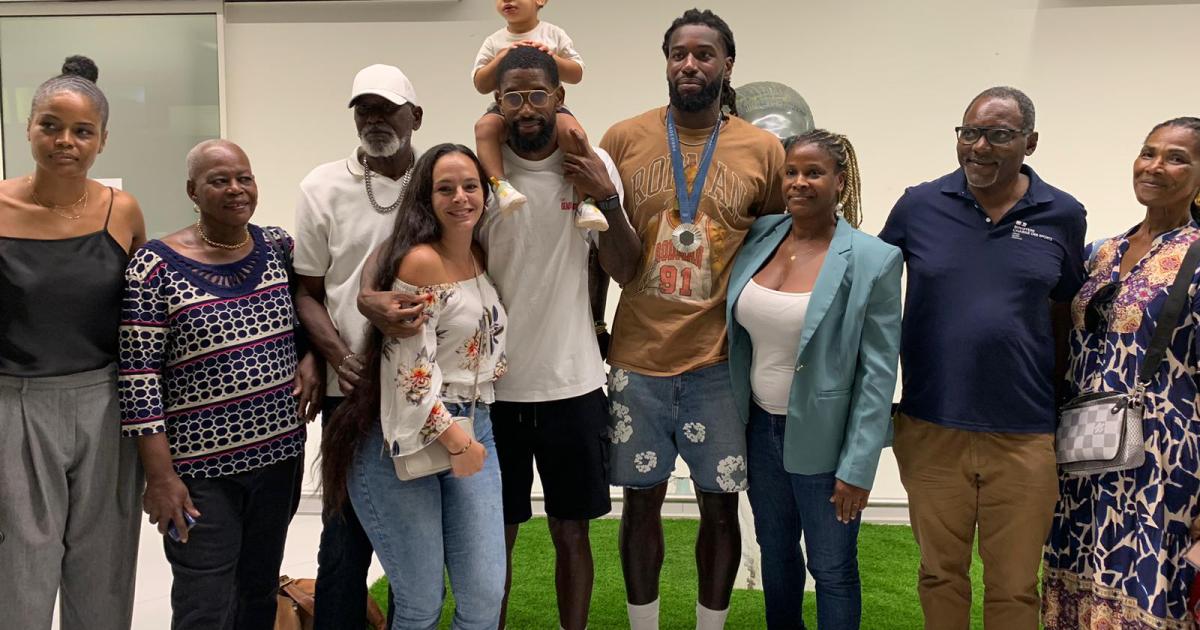 Le vice-champion olympique de basket Mathias Lessort est de retour en Martinique !