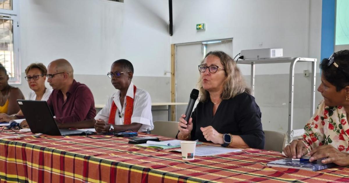 Rentrée 2024 : la rectrice de la Guadeloupe à la rencontre des enseignants du sud Basse-Terre