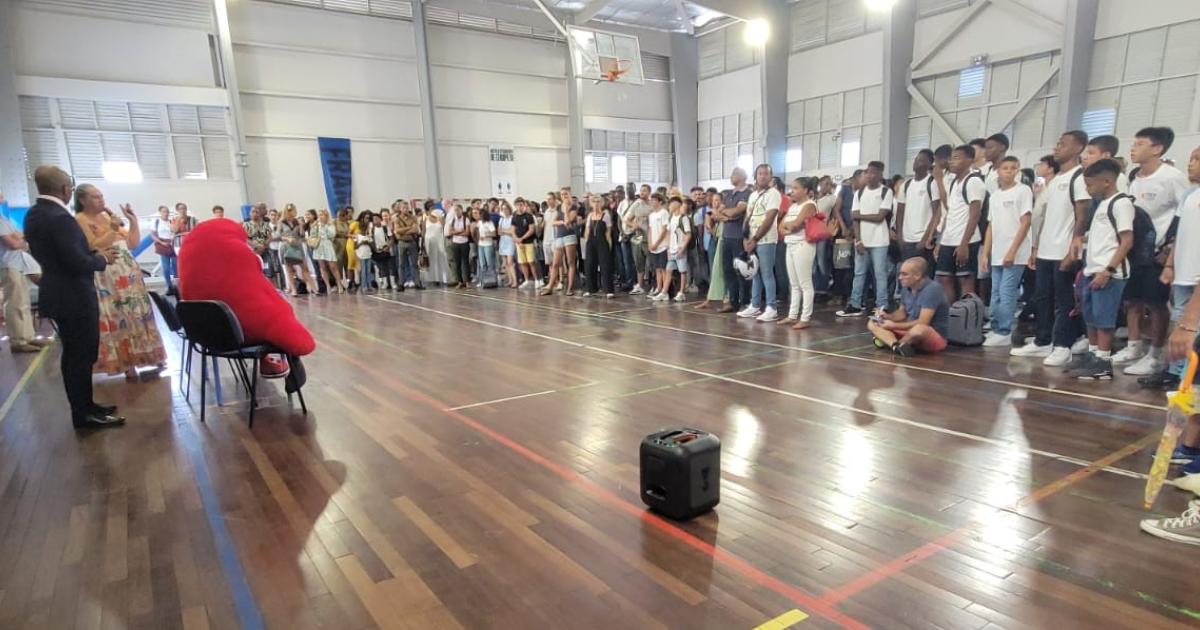 Jour de rentrée à la Cité scolaire d’excellence sportive des Abymes