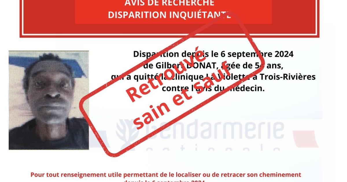 Gilbert Donat retrouvé sain et sauf