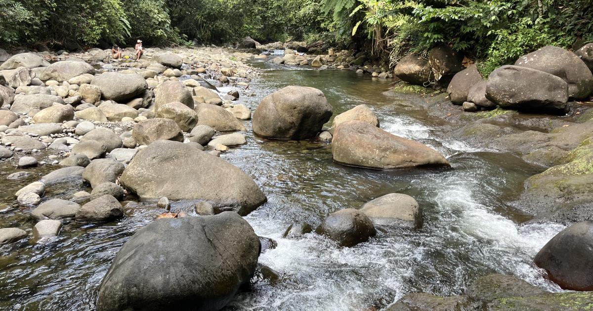 21 randonneurs bloqués au niveau de la cascade du Carbet