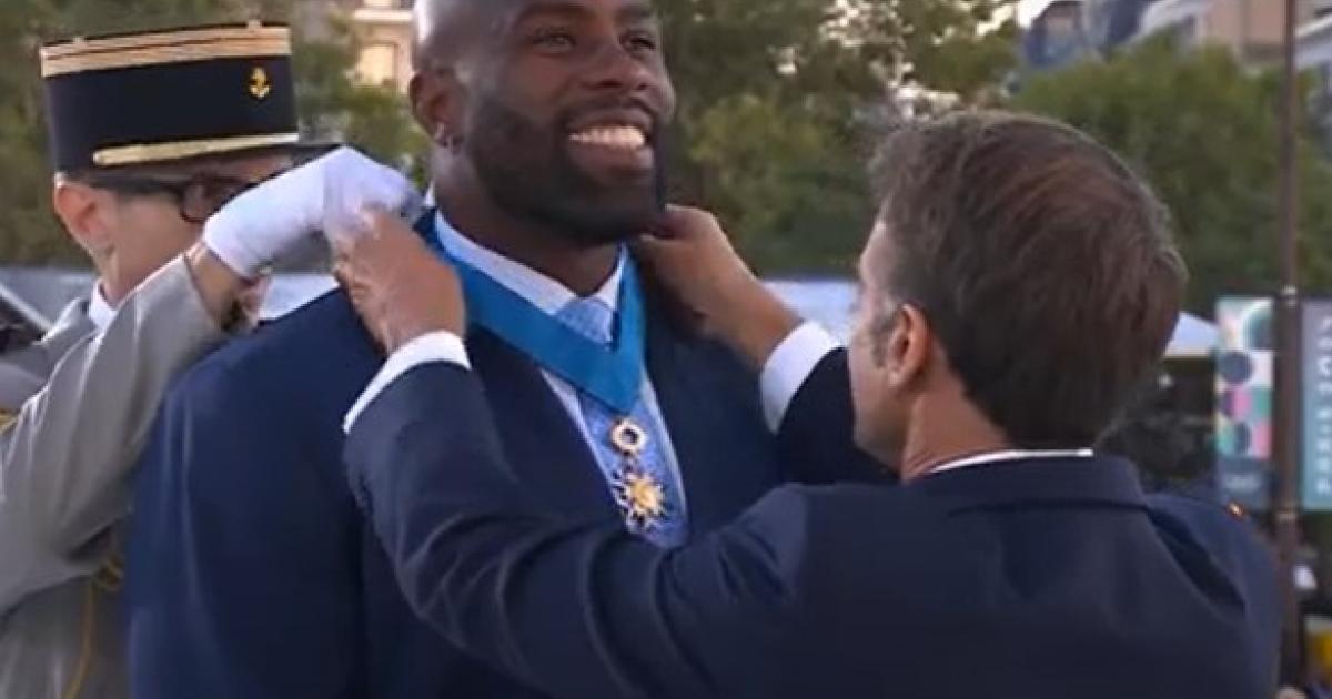 JO DE PARIS 2024. Teddy Riner distingué lors de la parade des champions
