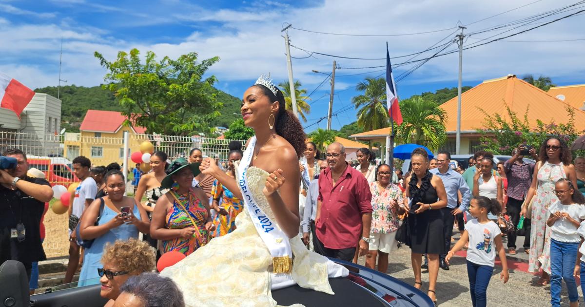 Miss Guadeloupe : Moïra André de retour à Terre-de-Bas après son sacre