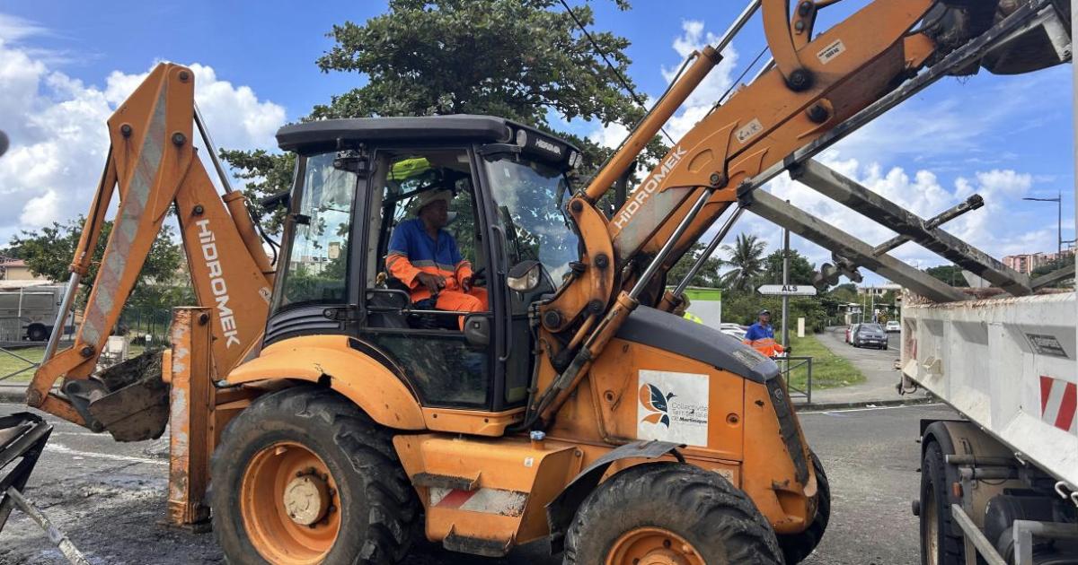 Grève au service des routes de la CTM