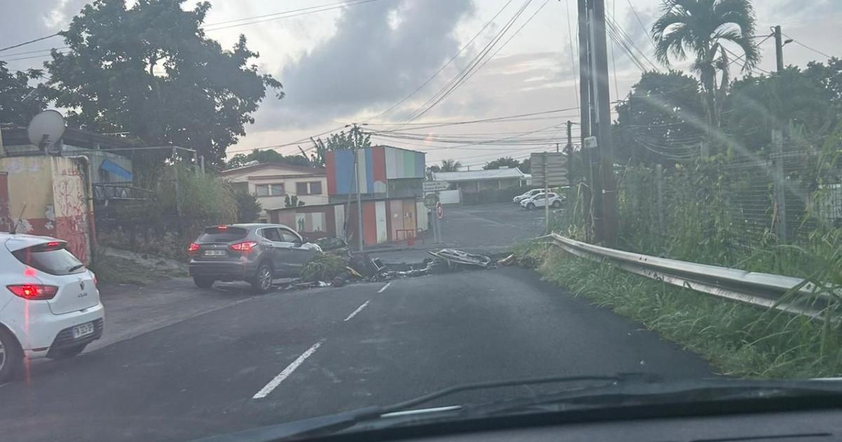 Encore quelques barrages ce matin en Martinique