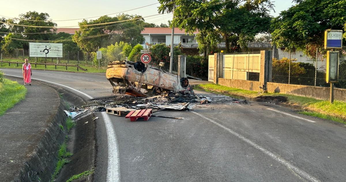 500 véhicules brûlés cette nuit, le retour du couvre-feu en Martinique