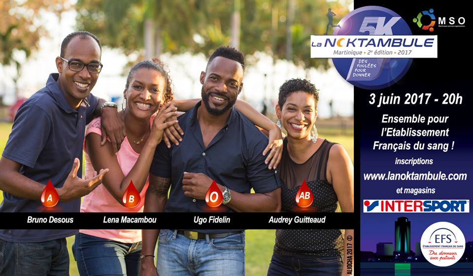 En soutien à l'EFS Martinique