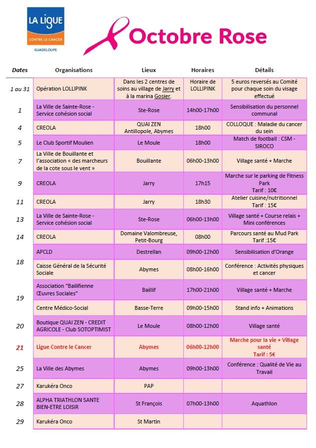 Plus d'une quinzaine de manifestations sont au programme
