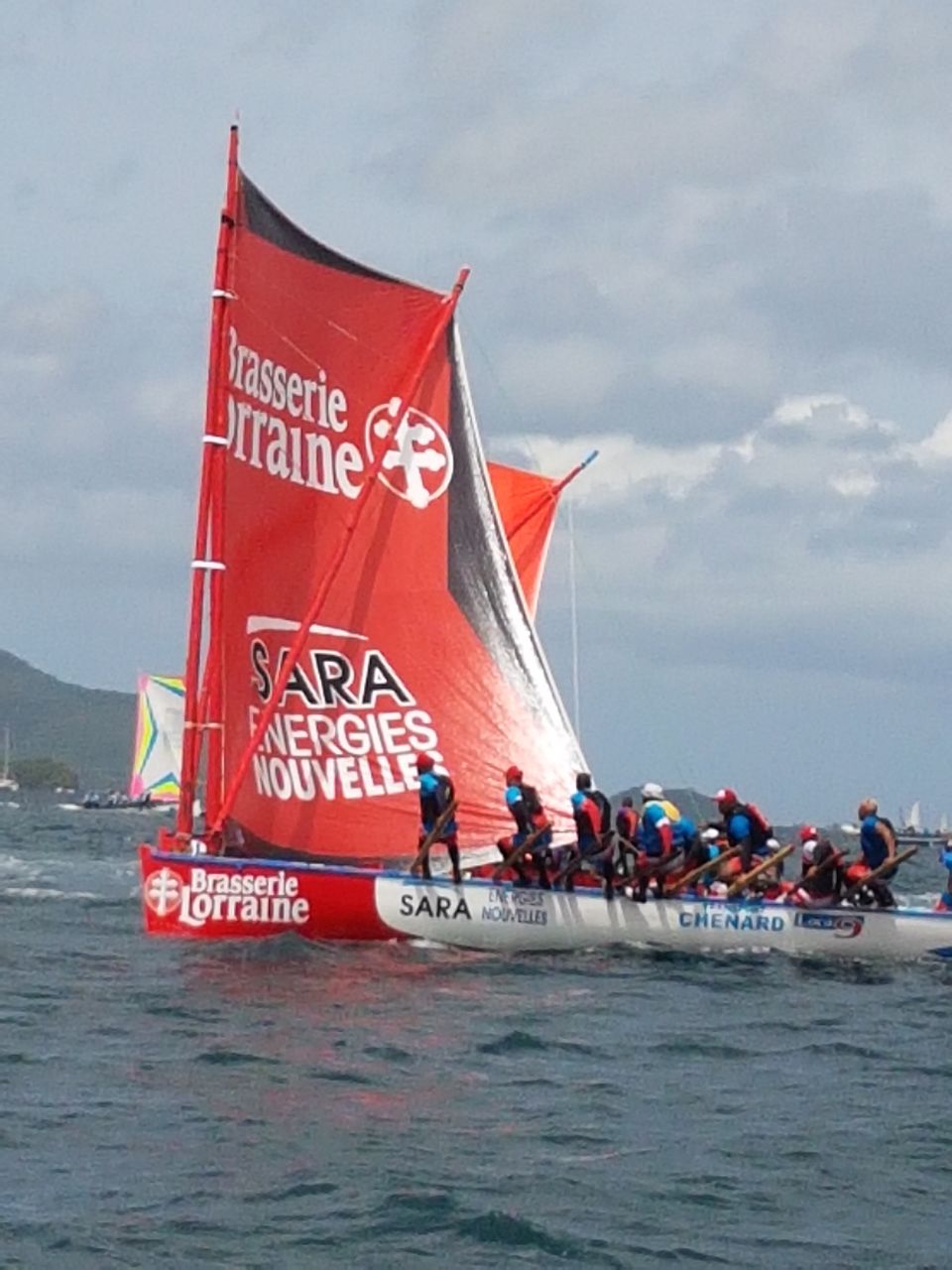 Passage au niveau de l'îlet Ramier