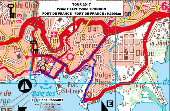 Parcours 2ème étape 2ème tronçon