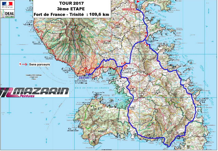 Parcours de la 3ème étape