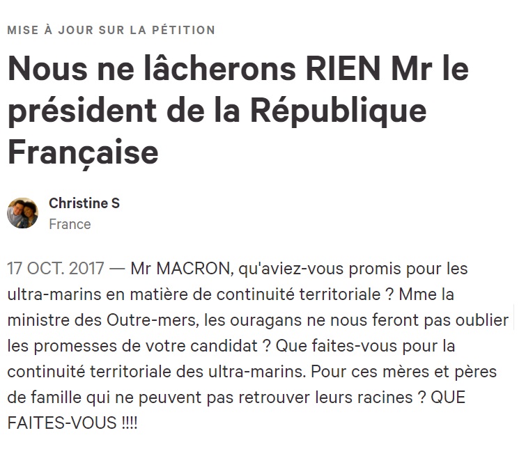 Mise à jour