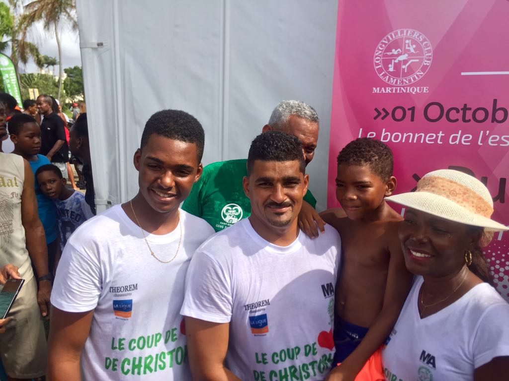 Christophe Maleau et sa famille