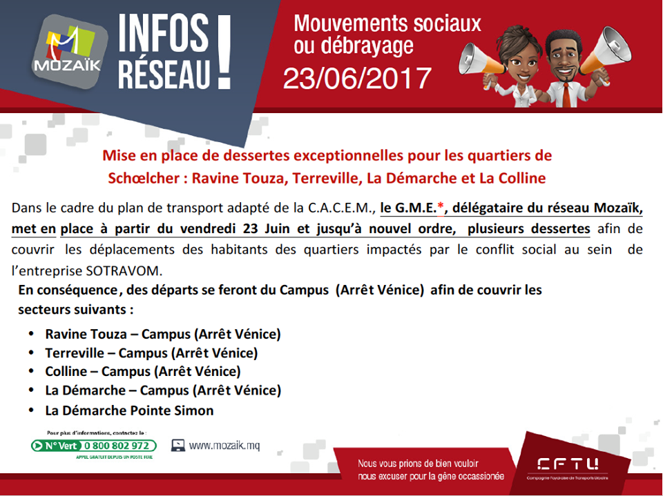 Dessertes exceptionnelles