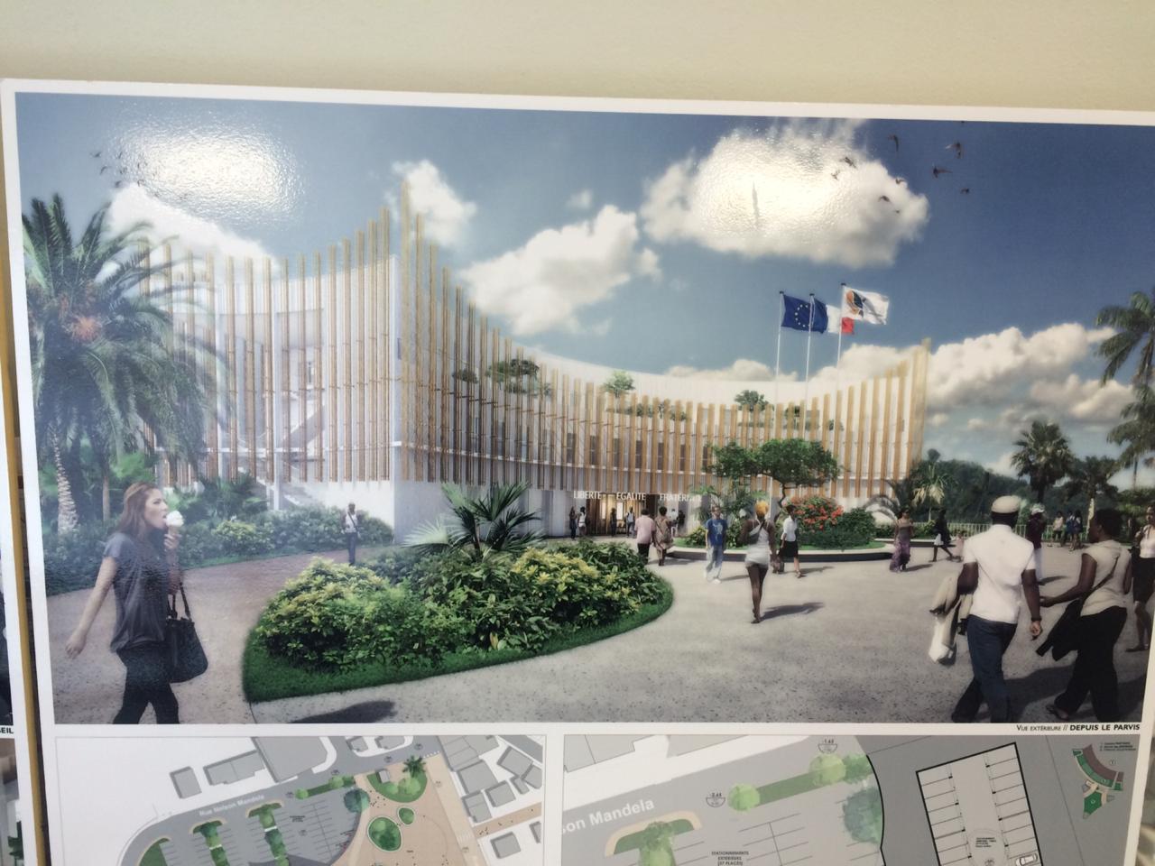 nouvel hôtel de ville de Rivière Salée