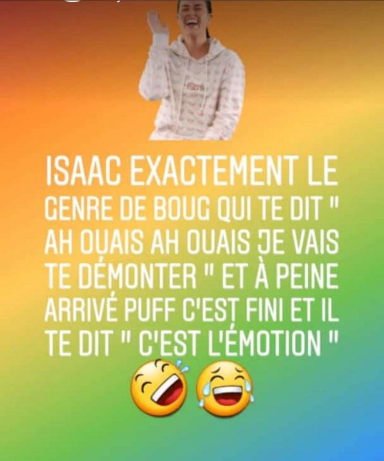 Capture d'écran Instagram