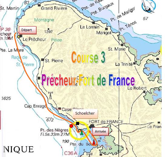 profil étape Martinique Cata Raid
