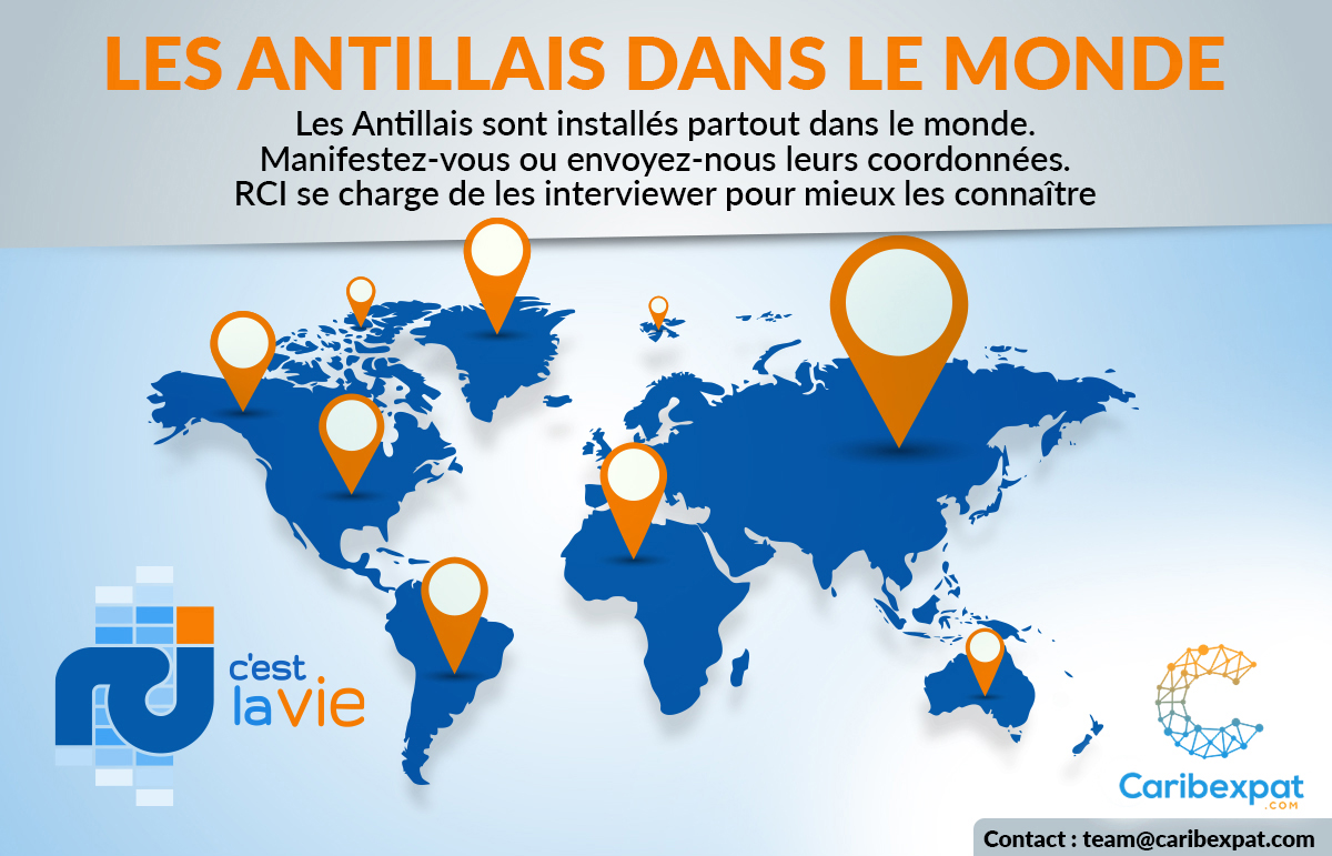 les Antillais dans le monde avec caribexpat