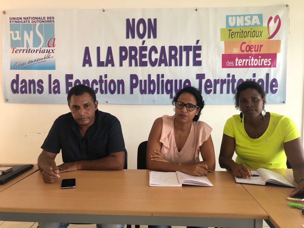 L'UNSA Territoriaux à la maison des syndicats mardi matin 