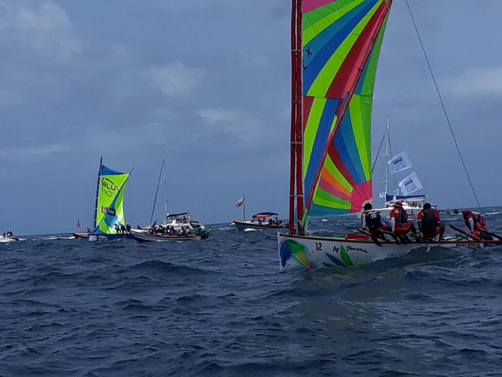 Passage au niveau de l'îlet Ramier