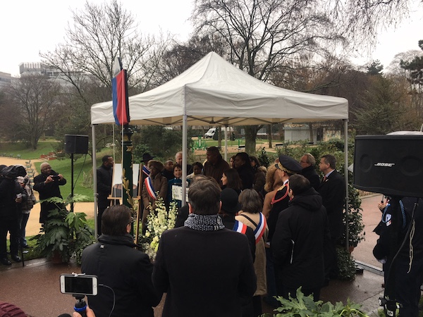 Une allée d'un square du 14ème arrondissement porte désormais le nom de Clarissa Jean-Philippe