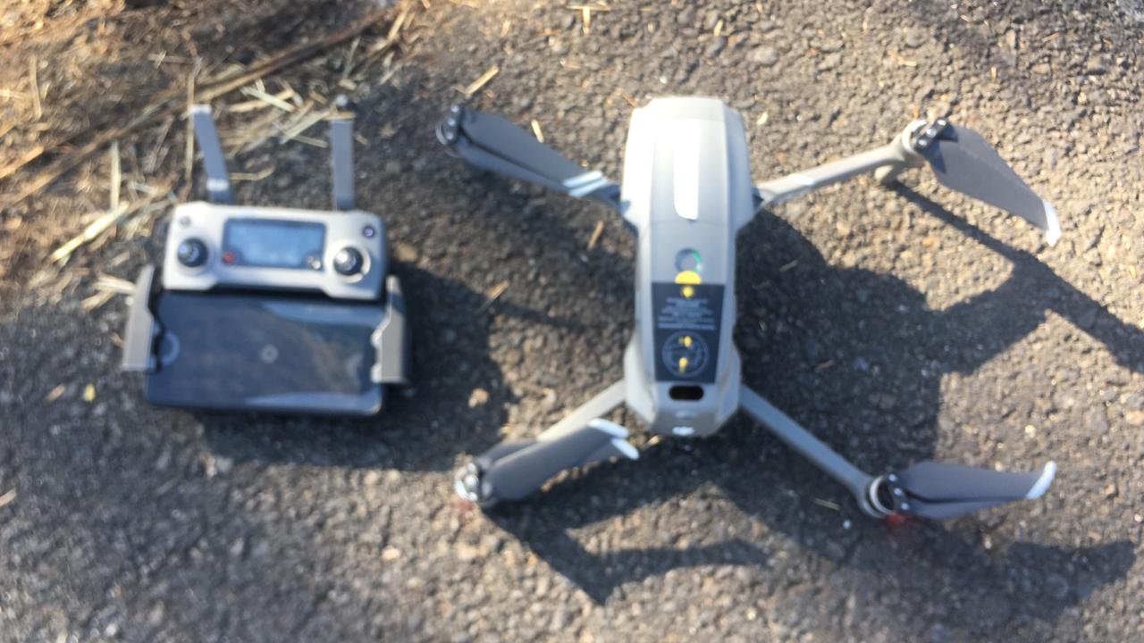 drone des pompiers