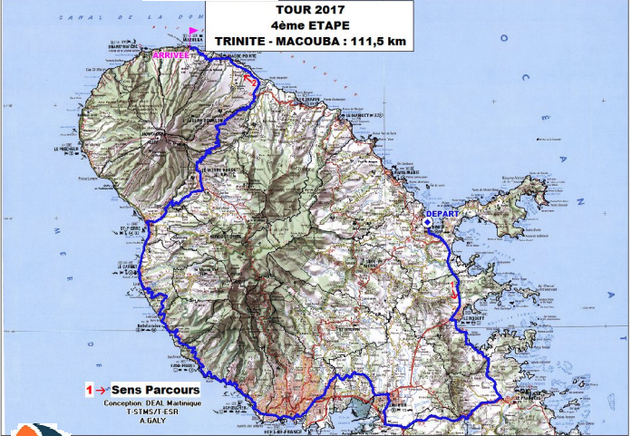 Parcours de la 4ème étape