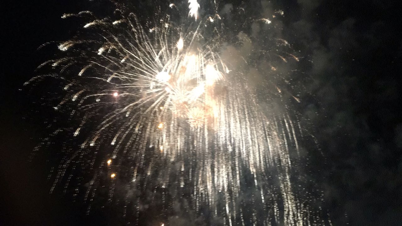 Feu d'artifice des Boucans de la Baie