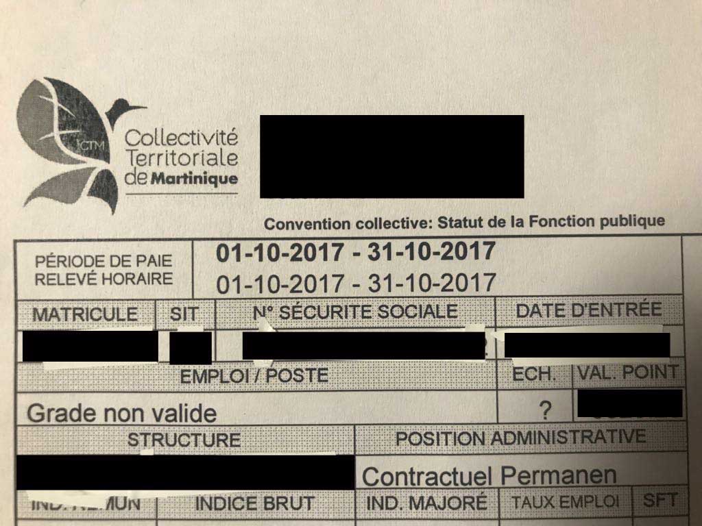 fiche paye CTM
