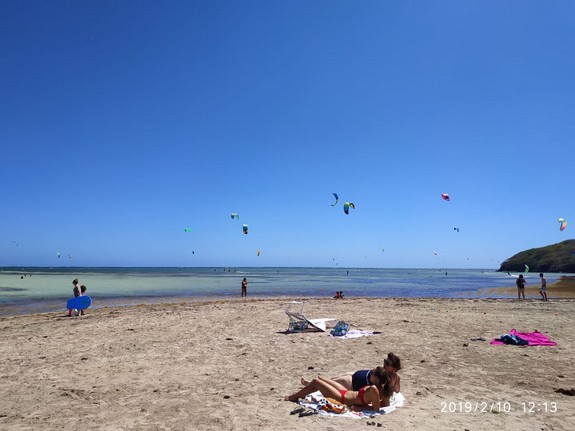 Kite surf à la pointe faula