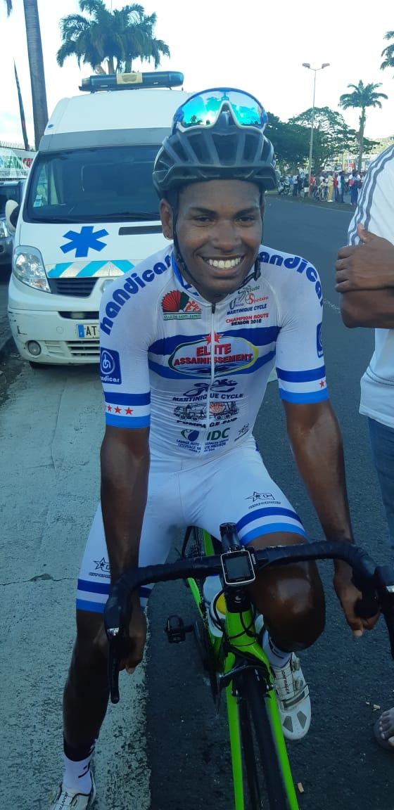 mickaël stanislas vainqueur d'une course