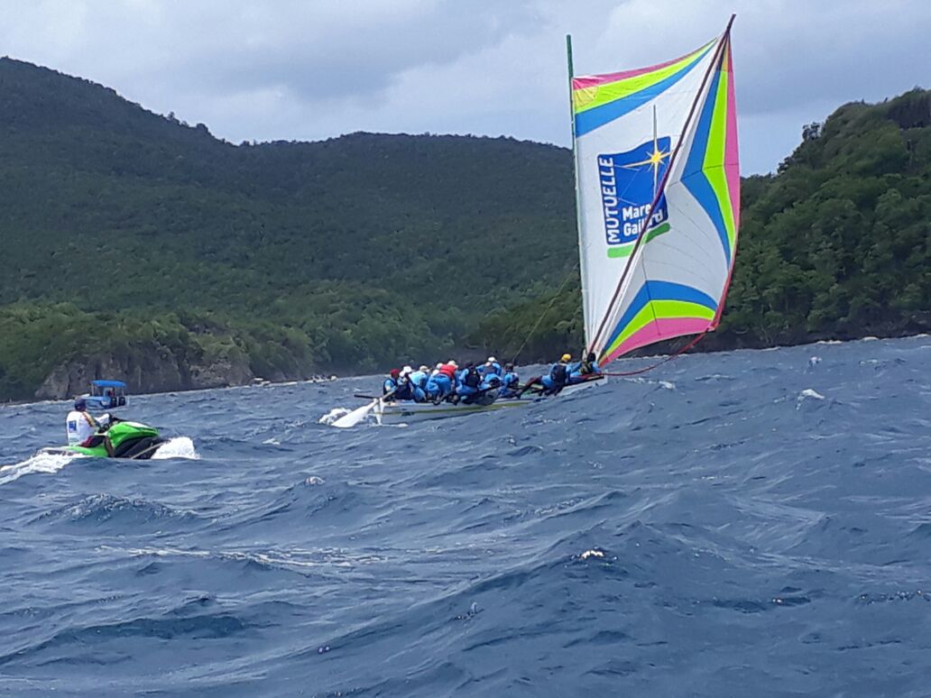 Passage au niveau de l'îlet Ramier