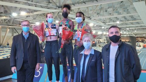 podium du championnat de France
