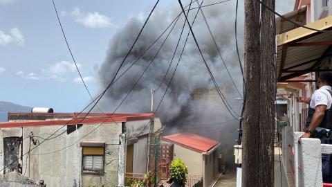 Incendie habitation Levassor 
