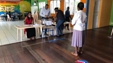 Bureau de vote Petit Bourg