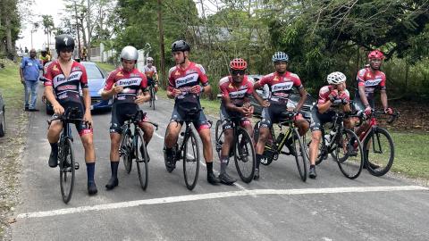 Départ contre-la-montre Grand Prix Cycliste RCI
