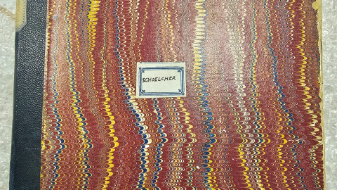 Ouvrage manuscrit de Victor Schoelcher