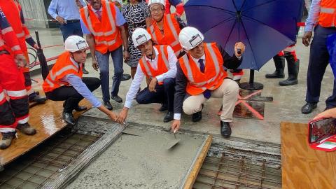 chantier EDF Guadeloupe