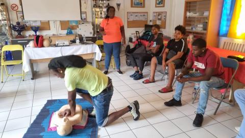 jeunes service civique Basse-Terre.