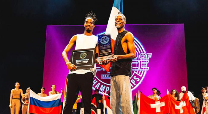 2 jeunes danseurs guadeloupéens sur le podium de la plus grande compétition de danse urbaine du monde !
