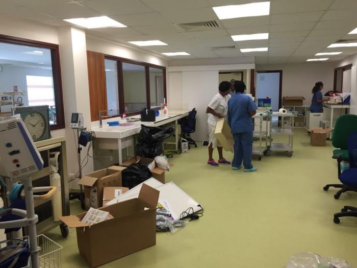 2 unités de médecine de la polyclinique délocalisées au CHGR des Abymes