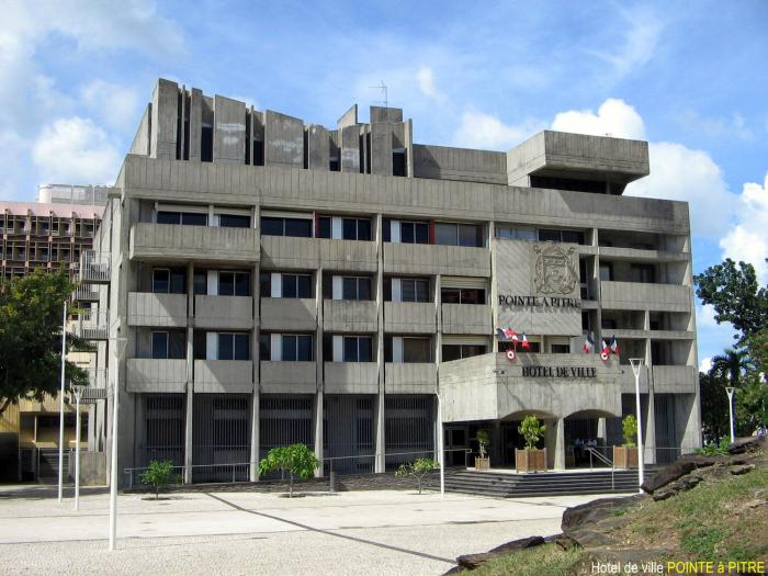 Hôtel de ville de Pointe-à-Pitre. Image Ville de Pointe-à-Pitre.