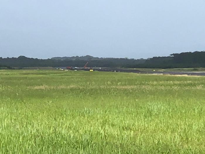Avion sans train d'atterrissage au Raizet