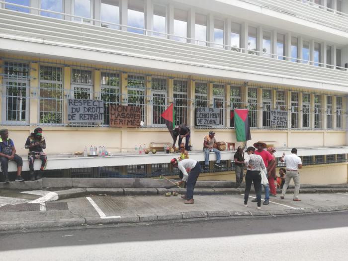 mobilisation RVN CGTM poste Kévin Zobal