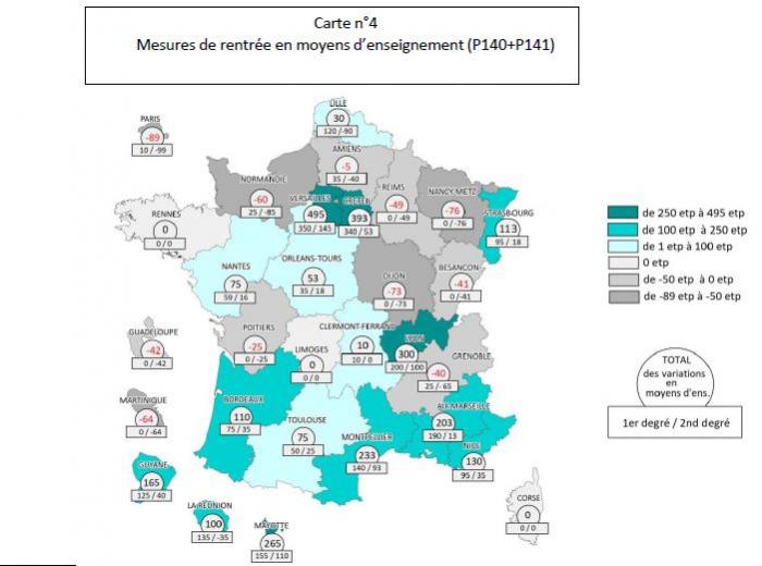 rentrée scolaire 2021 postes