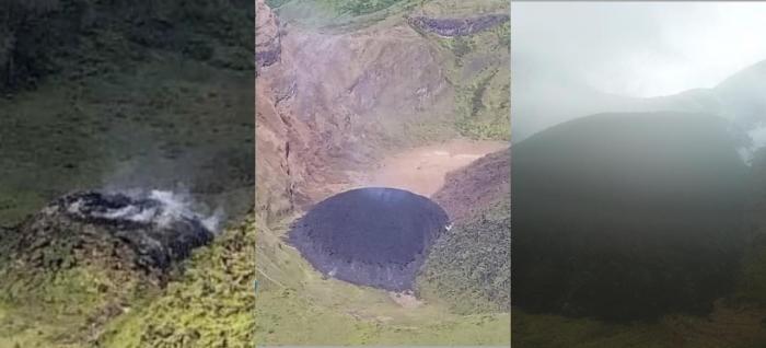 soufrière de saint-vincent évolution du dome
